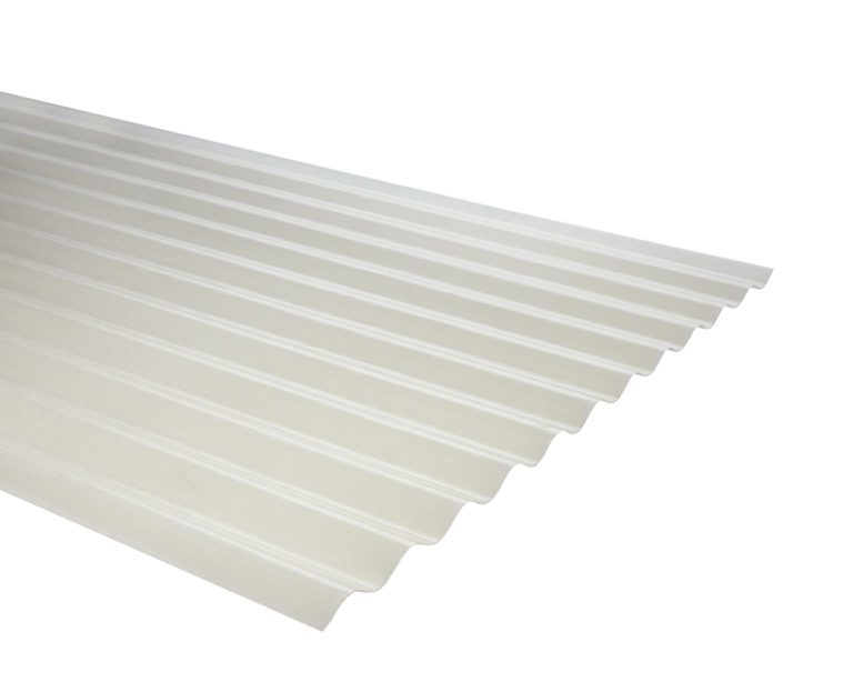 Plancha Fibra De Vidrio FRP Onda Zinc 0 85m X 3 00m X 0 70mm Luz